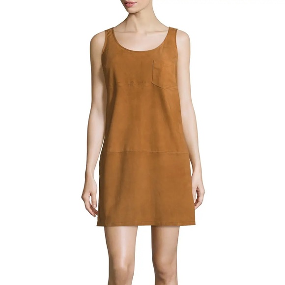 ATM Anthony Thomas Melillo Suede shift Dress - Picture 1 of 8
